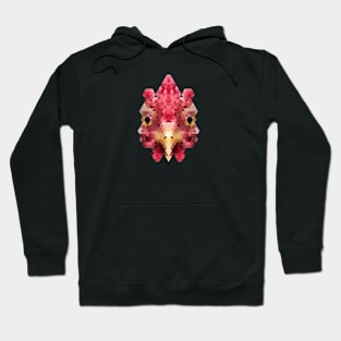 Minimalist Geometric Stylized Animals - Chicken Hoodie